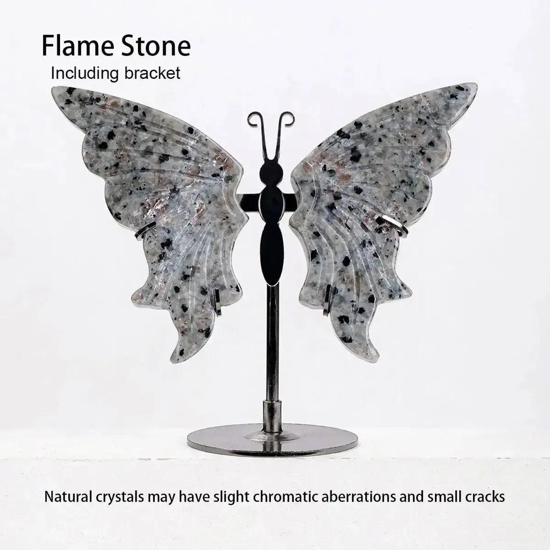 Crystal Butterfly Carving | Natural Gemstone Figurine