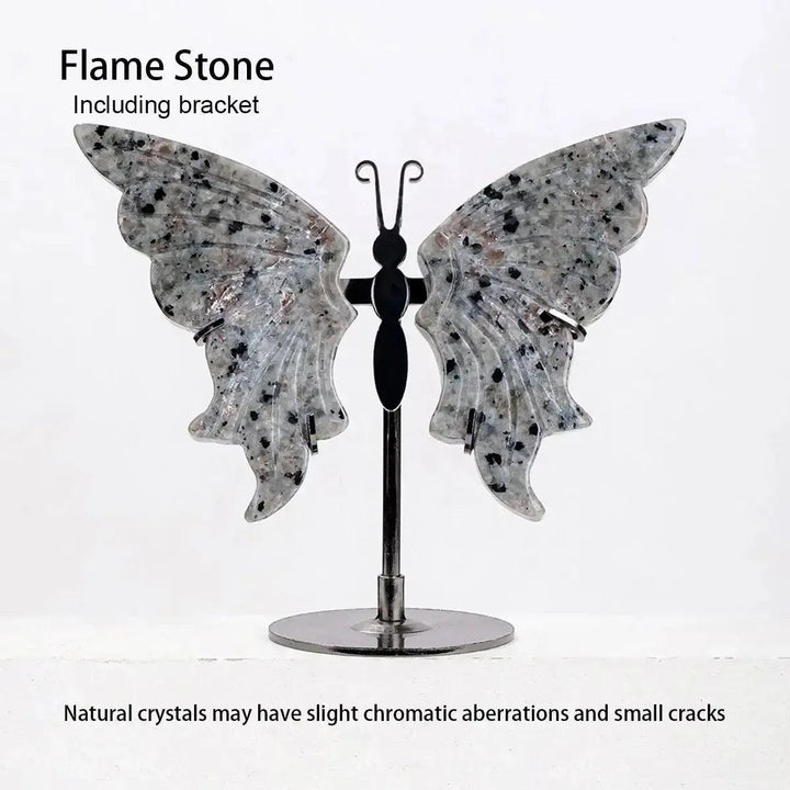 Crystal Butterfly Carving | Natural Gemstone Figurine