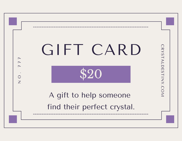 Crystal Destiny Gift Card-Gift Card-Crystal Destiny-$20.00-Crystal Destiny
