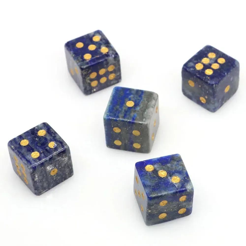 Crystal Dice 16mm-Cubes-Crystal Destiny-Lapis Lazuli-1pc - 16mm-Crystal Destiny