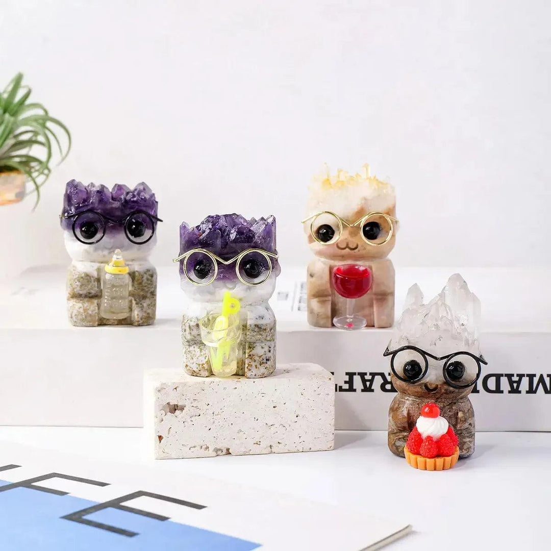 Crystal Hedgehog Carving in Random Materials