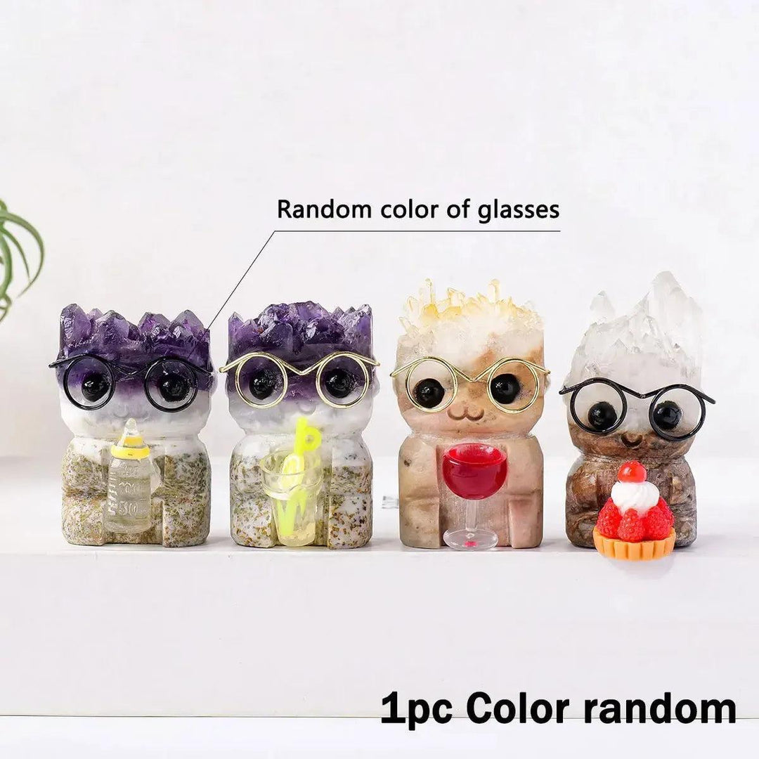 Crystal Hedgehog Carving in Random Materials