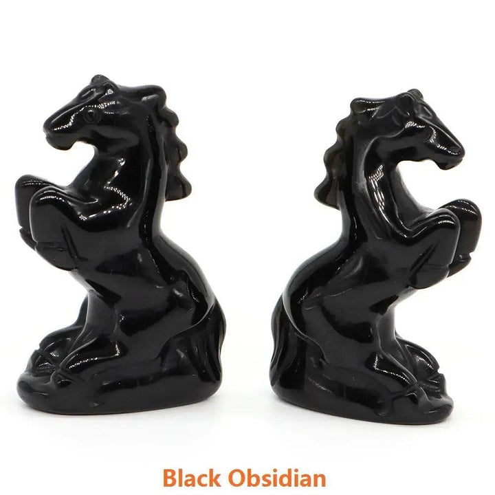 Crystal Horse Figurine | Hand Carved Stone