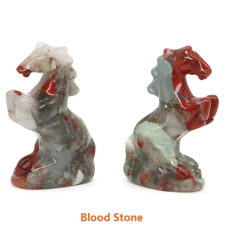 Crystal Horse Figurine | Hand Carved Stone