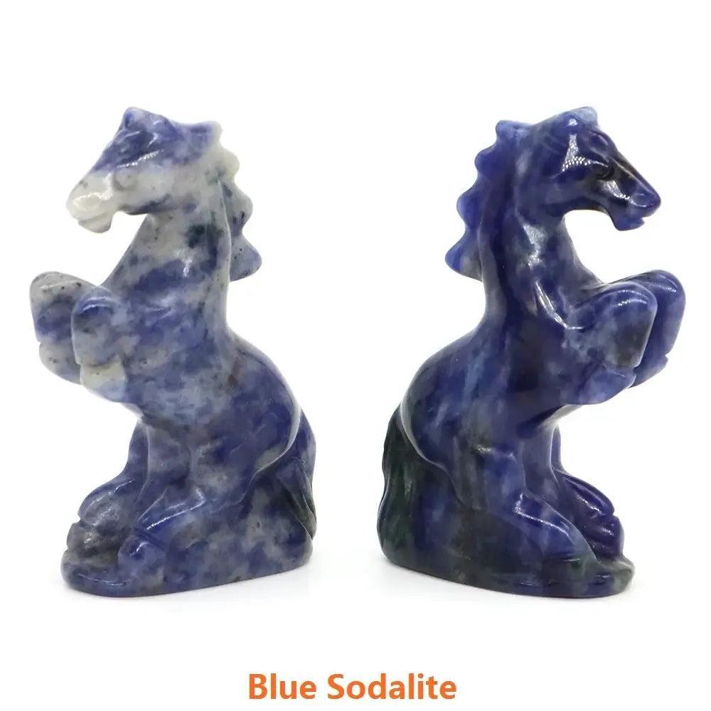 Crystal Horse Figurine | Hand Carved Stone