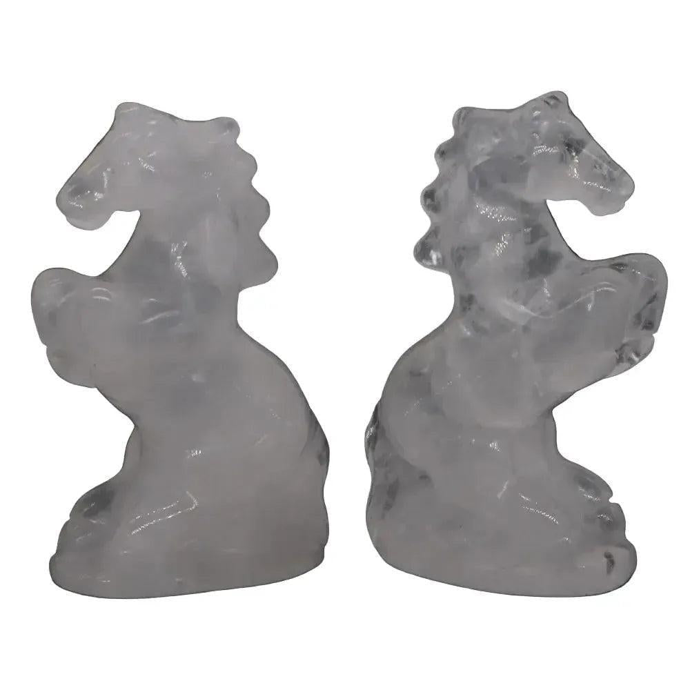 Crystal Horse Figurine | Hand Carved Stone