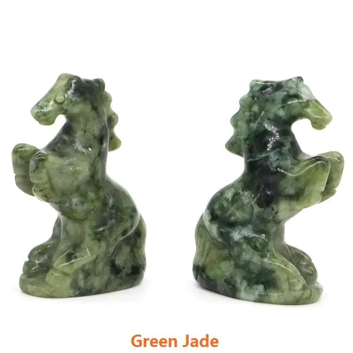 Crystal Horse Figurine | Hand Carved Stone