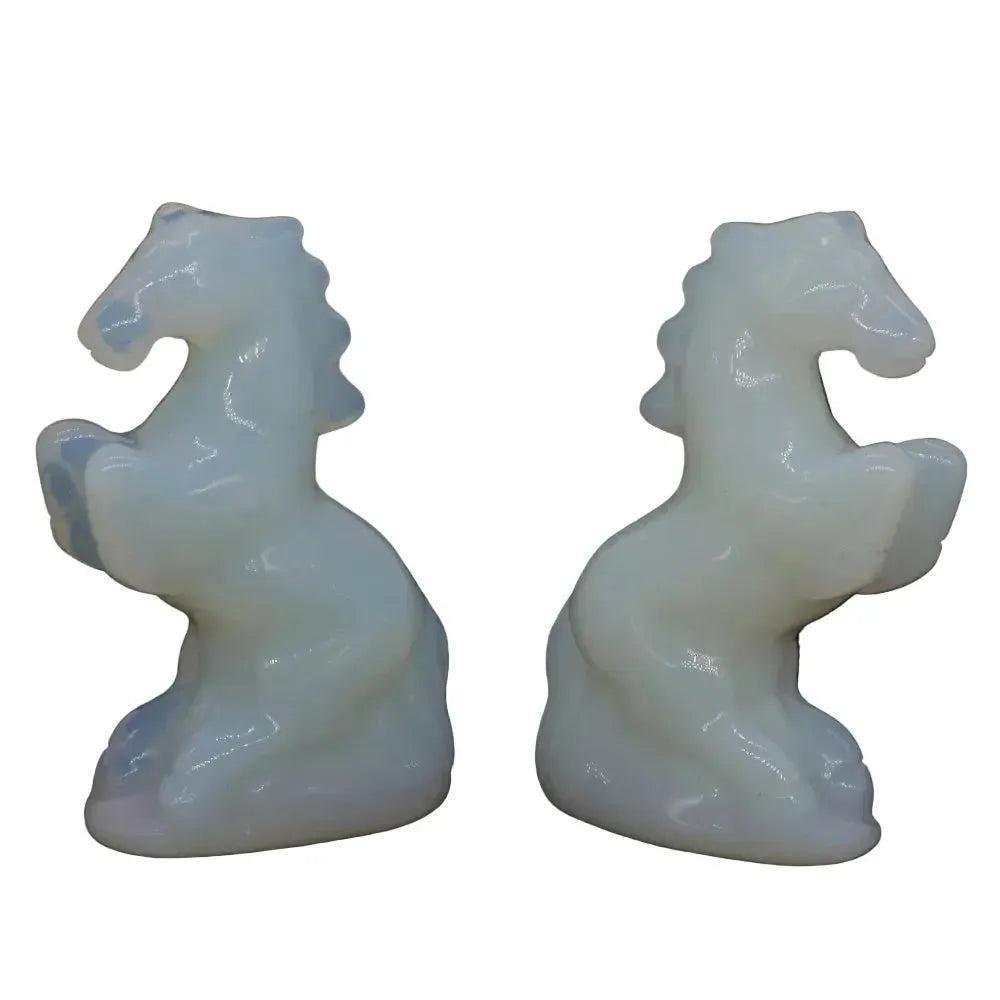 Crystal Horse Figurine | Hand Carved Stone