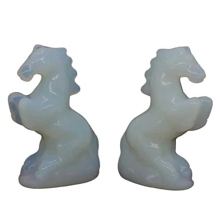 Crystal Horse Figurine | Hand Carved Stone