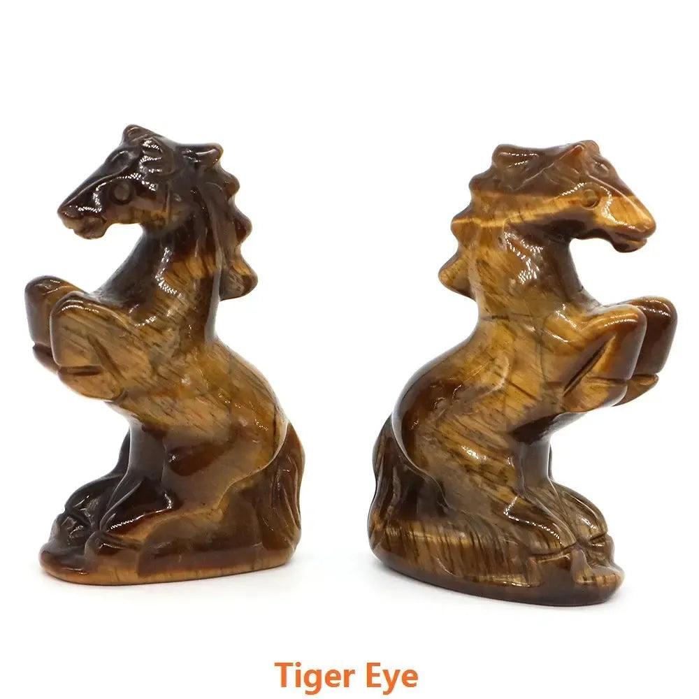 Crystal Horse Figurine | Hand Carved Stone