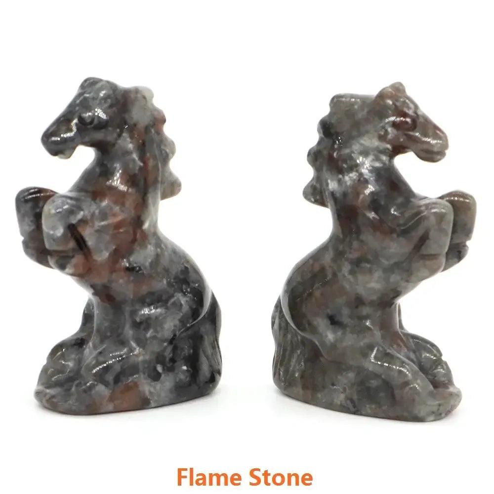 Crystal Horse Figurine | Hand Carved Stone
