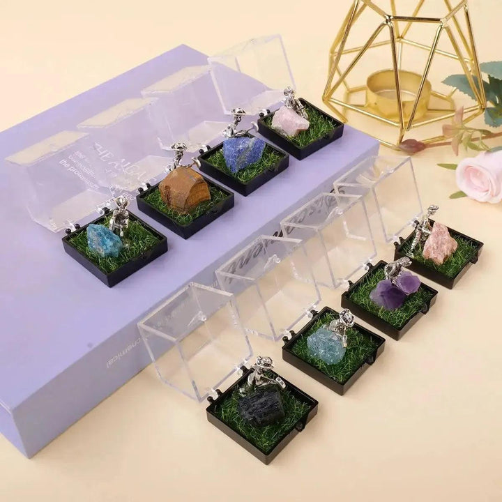 Crystal Miners in 8 Crystal Types