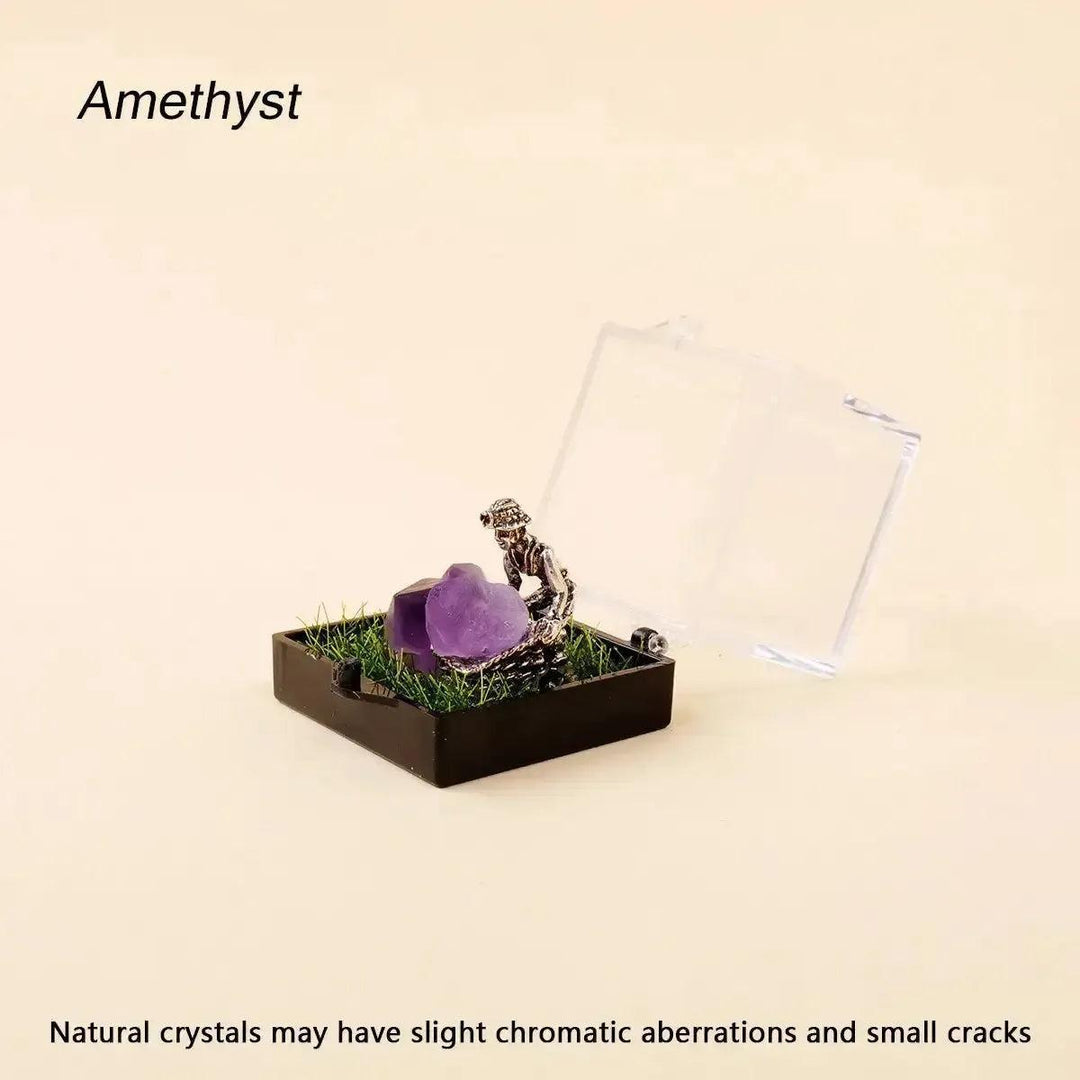 Crystal Miners in 8 Crystal Types