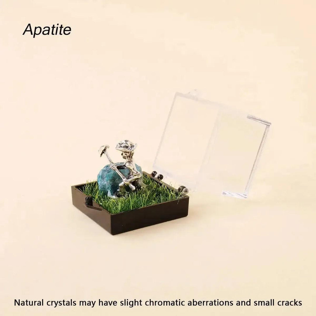 Crystal Miners in 8 Crystal Types
