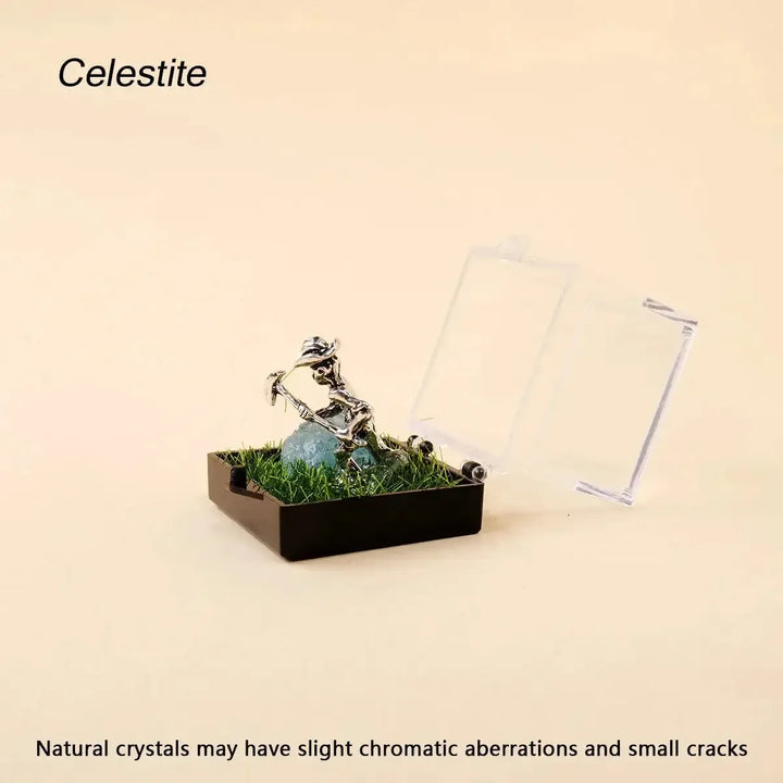 Crystal Miners in 8 Crystal Types-Novelty-Ali-Celestite-Crystal Destiny