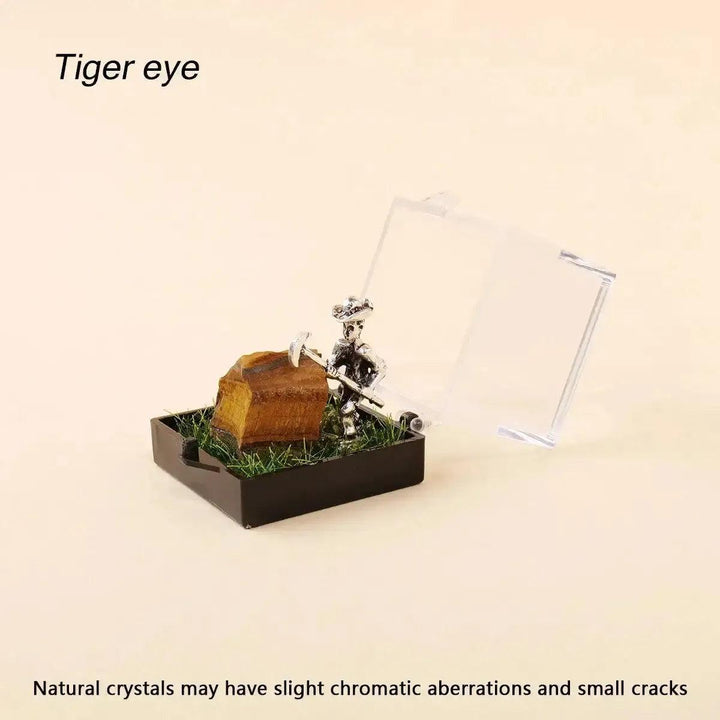 Crystal Miners in 8 Crystal Types