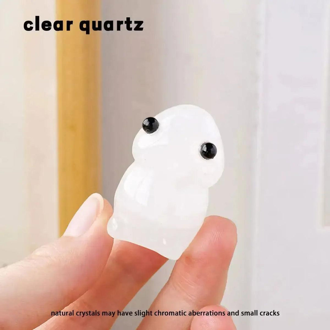 Crystal Mushroom Figurine | Gemstone Mini Carving