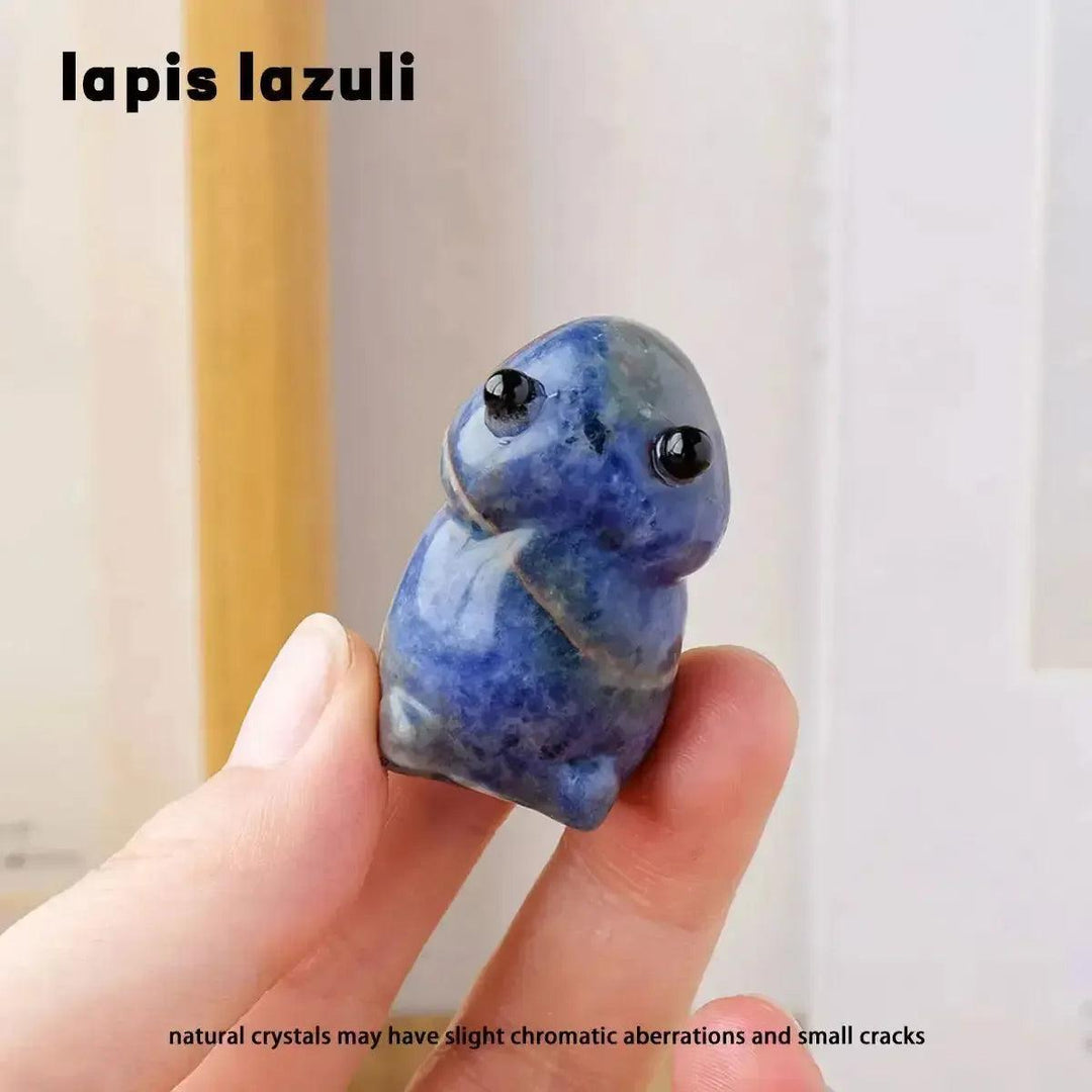 Crystal Mushroom Figurine | Gemstone Mini Carving