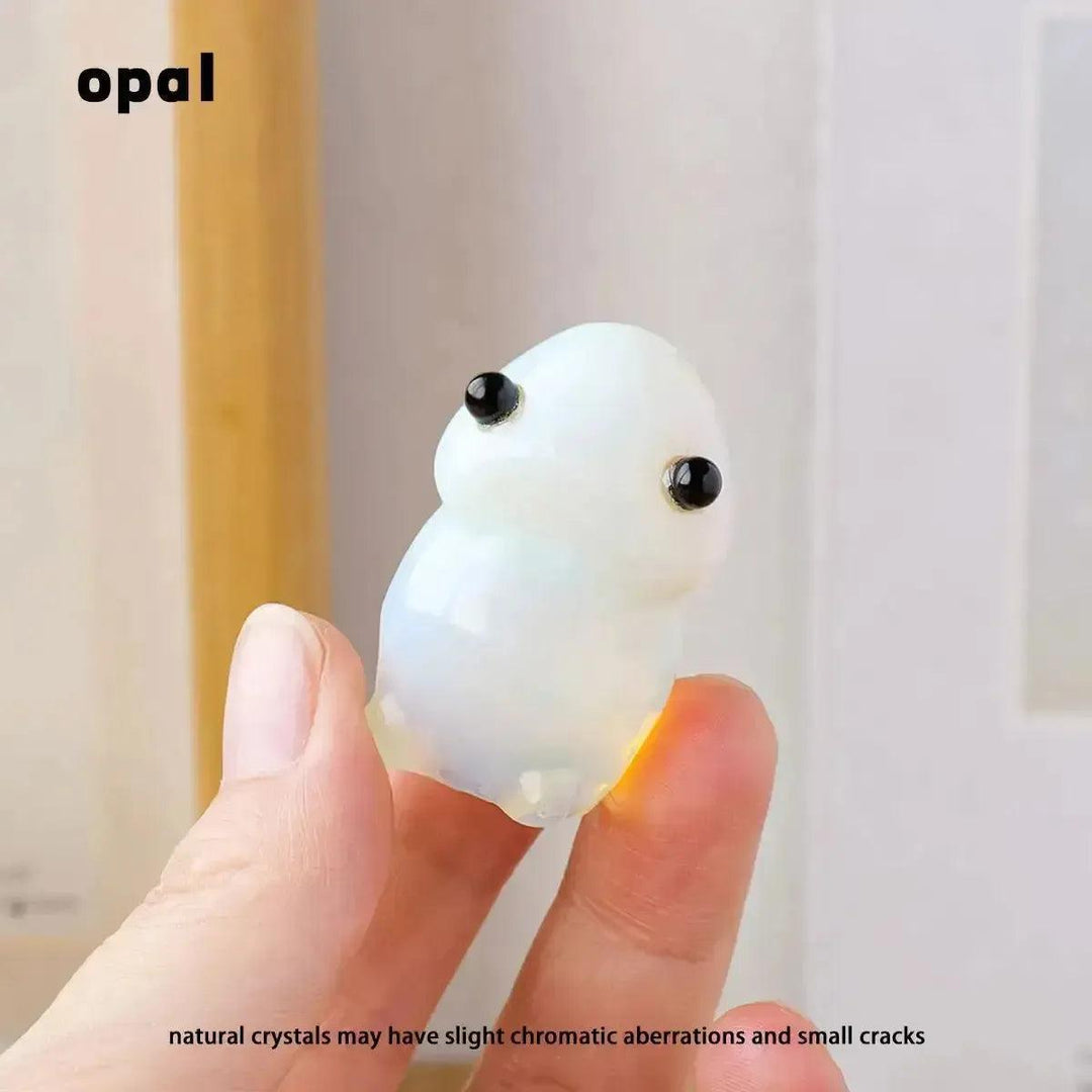 Crystal Mushroom Figurine | Gemstone Mini Carving