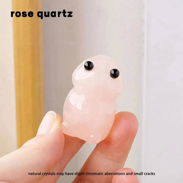 Crystal Mushroom Figurine | Gemstone Mini Carving