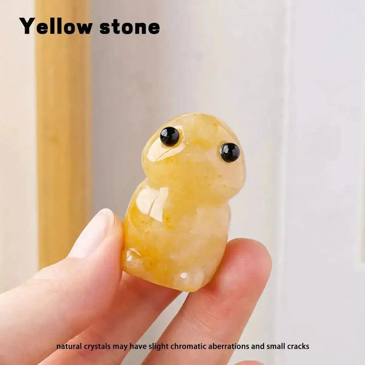 Crystal Mushroom Figurine | Gemstone Mini Carving
