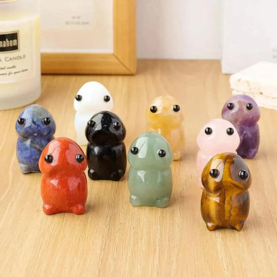 Crystal Mushroom Figurine | Gemstone Mini Carving