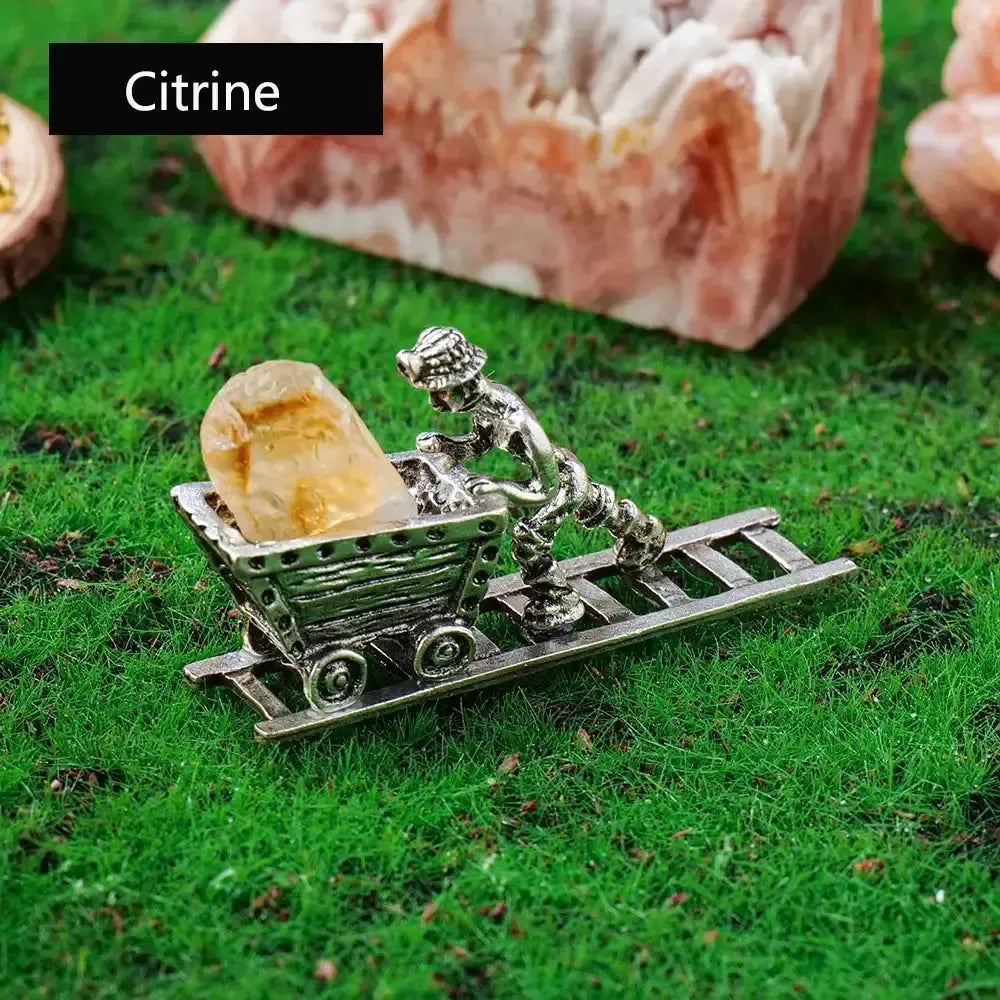 Crystal Orbit Miner Specimen — 4 Varieties-Novelty-Ali-Citrine-1pc-Crystal Destiny
