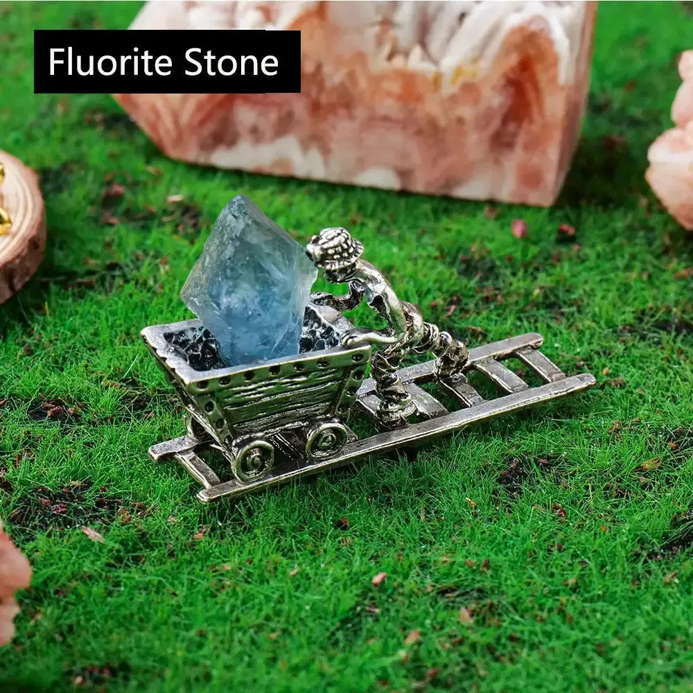 Crystal Orbit Miner Specimen — 4 Varieties-Novelty-Ali-Fluorite-1pc-Crystal Destiny