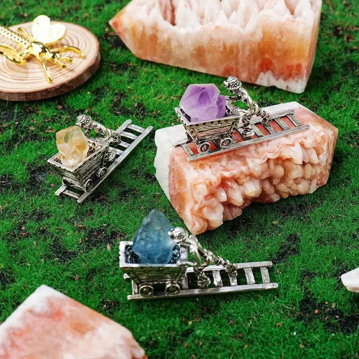 Crystal Orbit Miner Specimen  4 Varieties