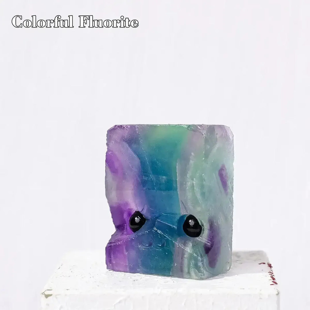 Crystal Peeps in 8 Stones-Novelty-Ali-Rainbow Fluorite-Crystal Destiny