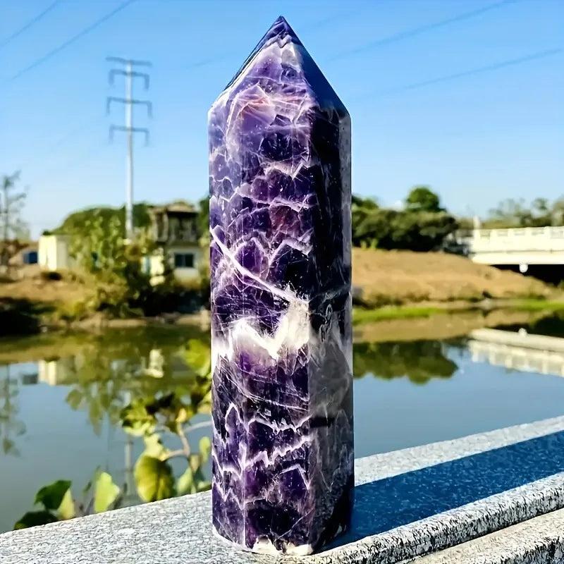 Crystal Tower Bundle | Amethyst, Obsidian, Labradorite & Quartz