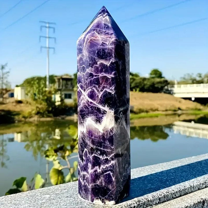 Crystal Tower Bundle | Amethyst, Obsidian, Labradorite & Quartz