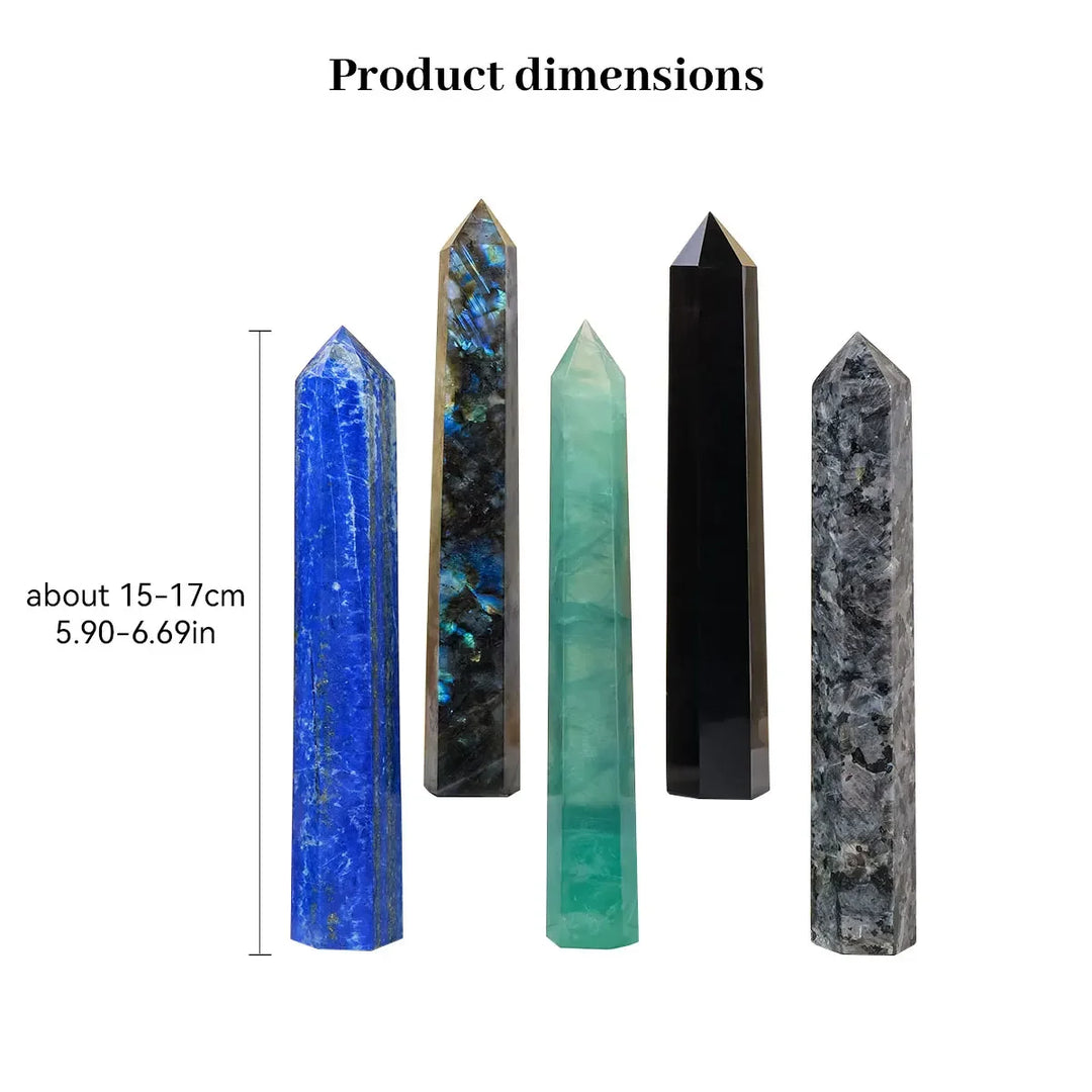 Crystal Tower In 10 Crystal Material Choices