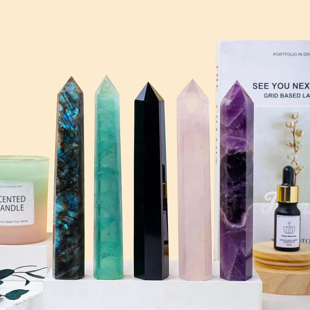 Crystal Tower In 10 Crystal Material Choices