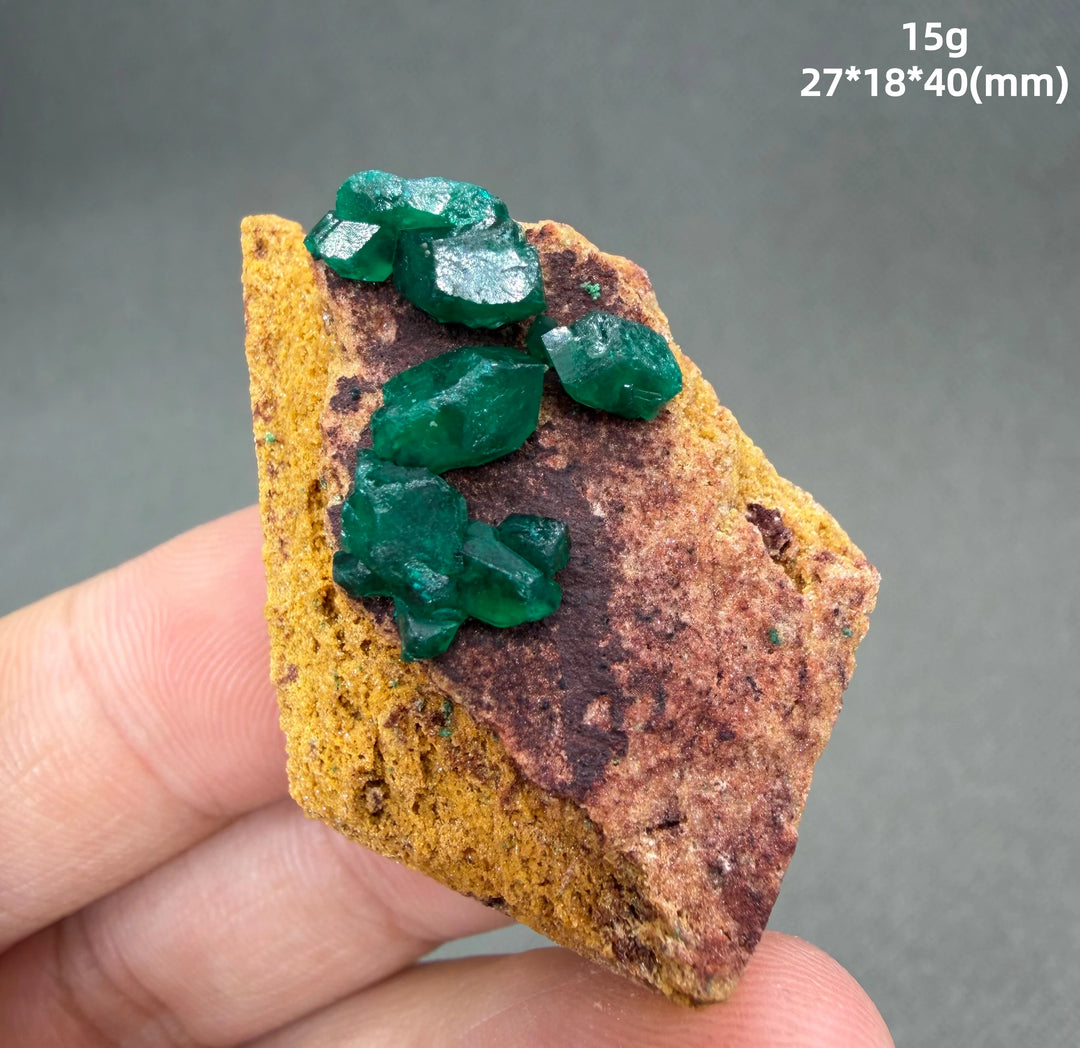 Dioptase Crystal Cluster Specimen