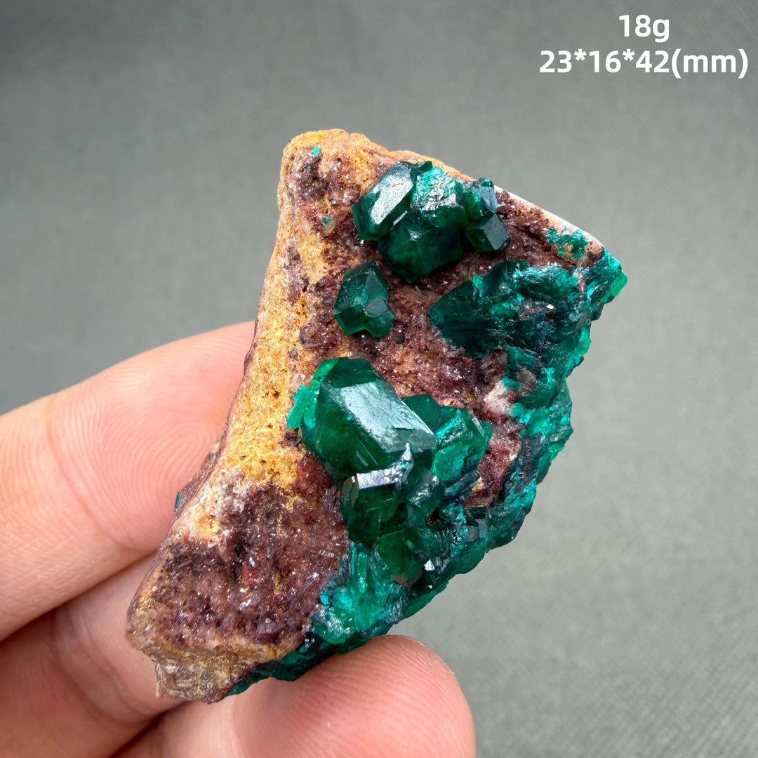 Dioptase Crystal Cluster Specimen