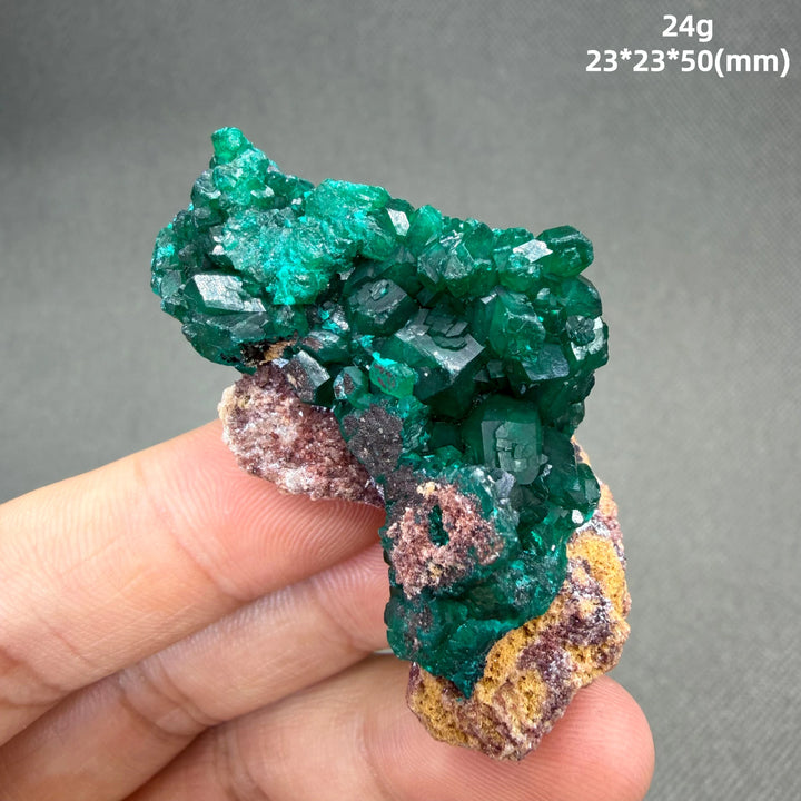 Dioptase Crystal Cluster Specimen