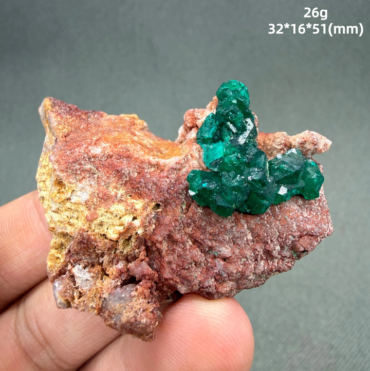Dioptase Crystal Cluster Specimen