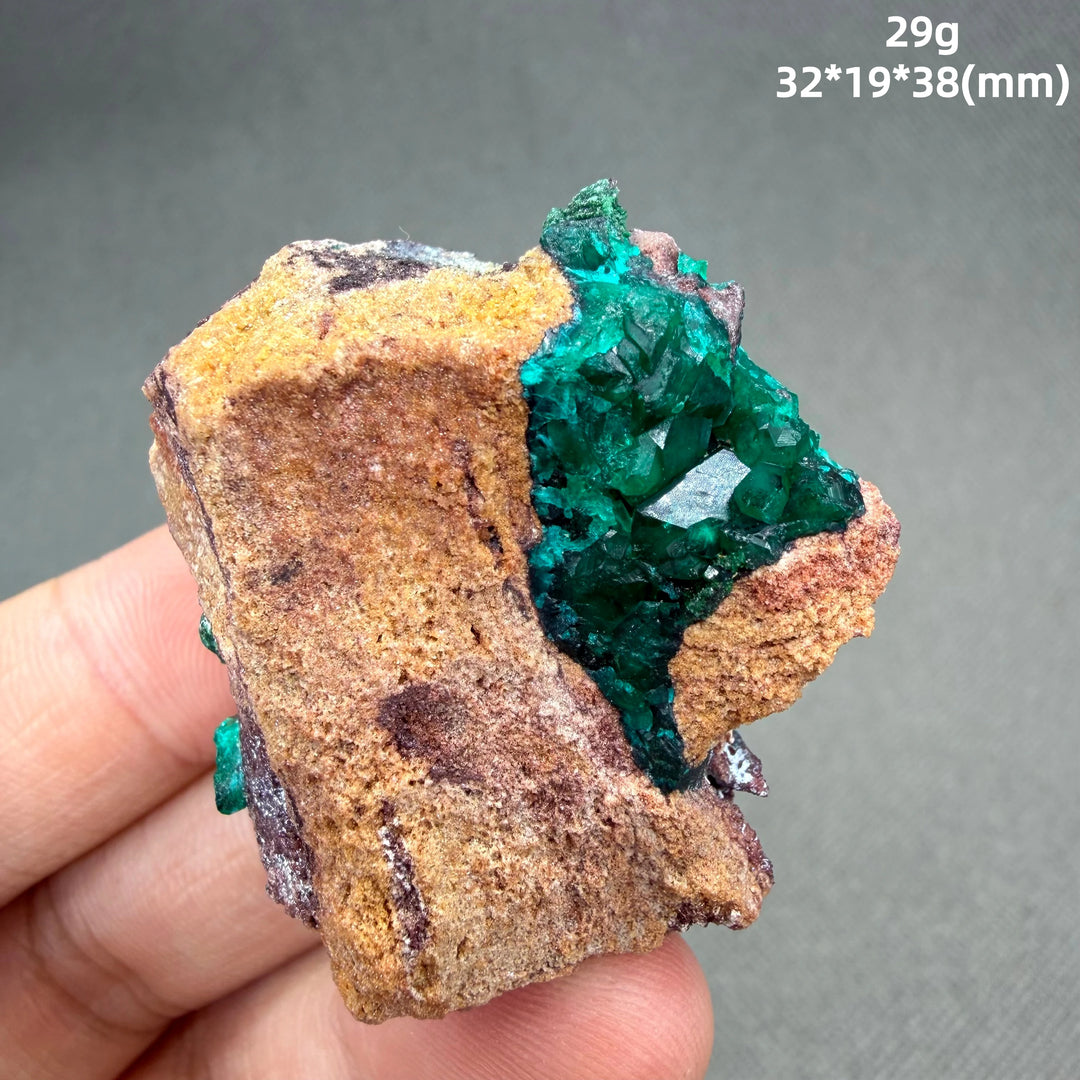 Dioptase Crystal Cluster Specimen