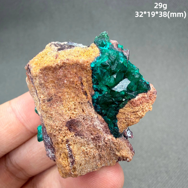Dioptase Crystal Cluster Specimen
