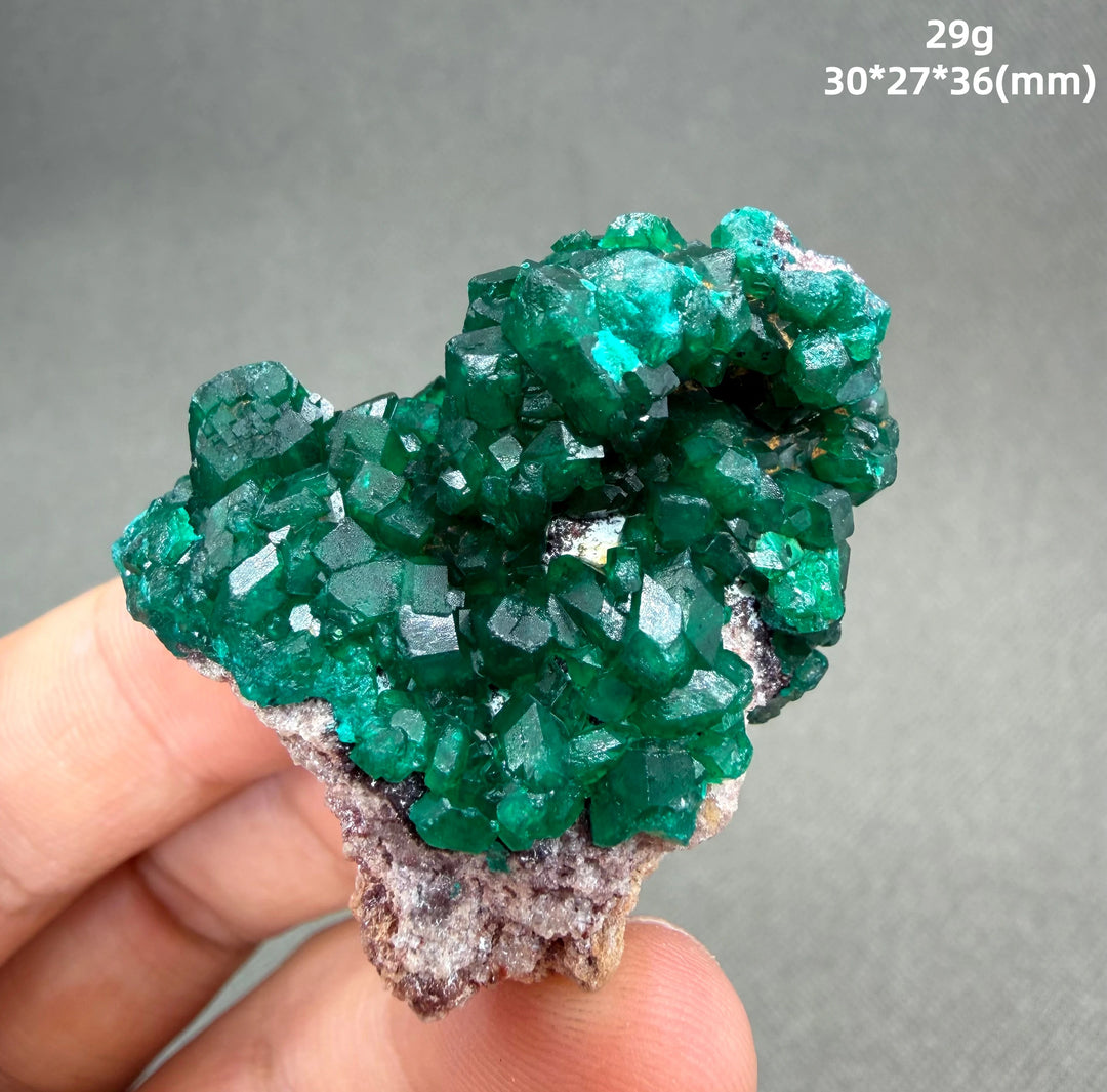 Dioptase Crystal Cluster Specimen