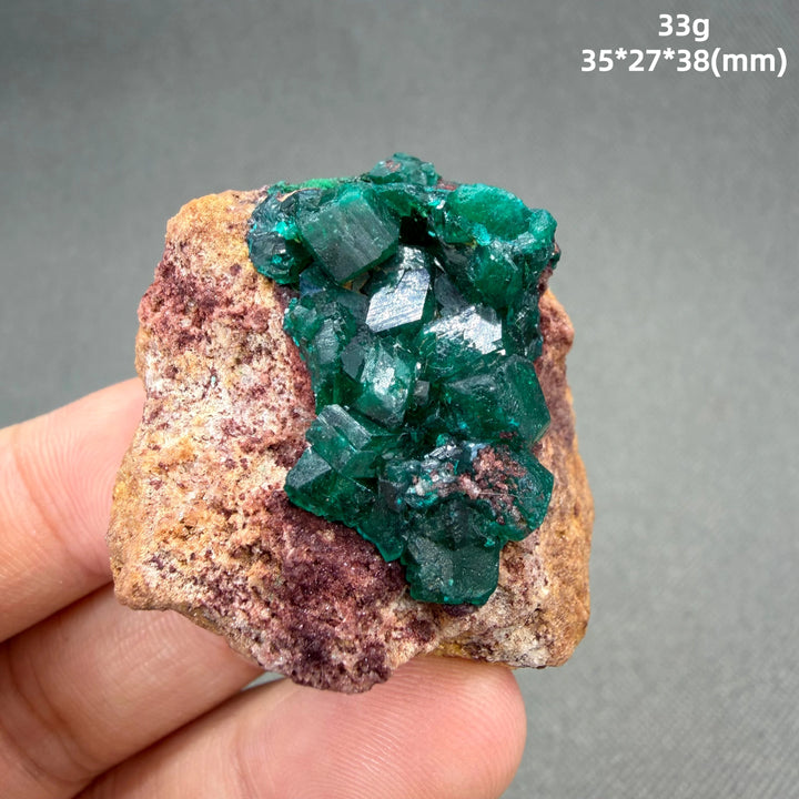 Dioptase Crystal Cluster Specimen