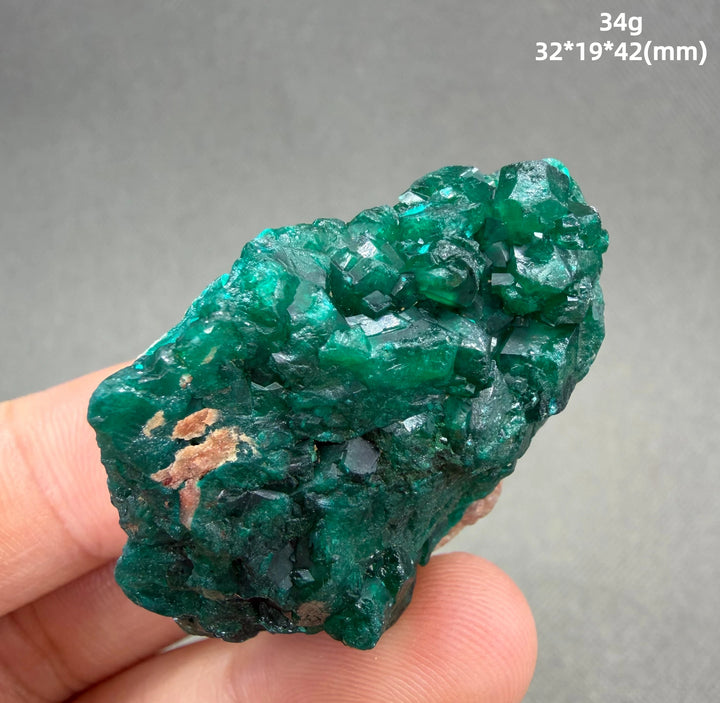 Dioptase Crystal Cluster Specimen
