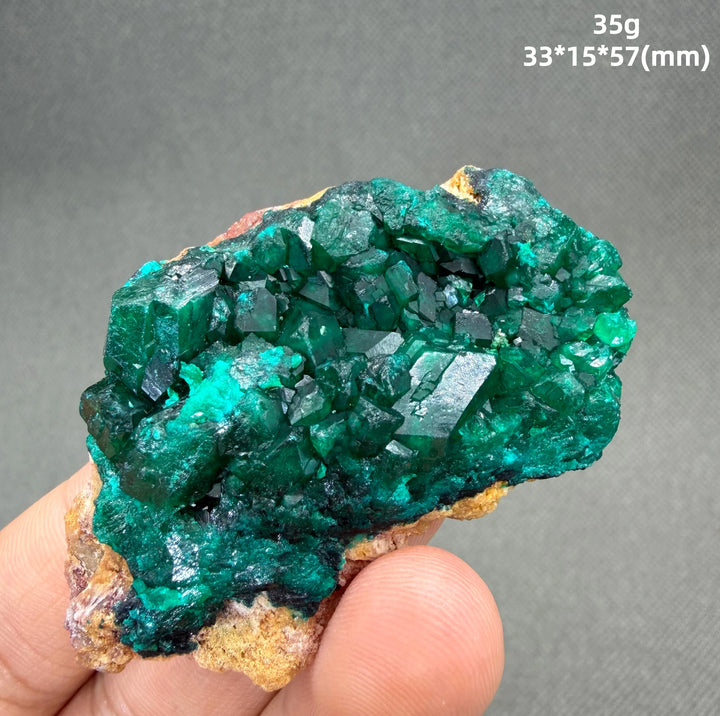 Dioptase Crystal Cluster Specimen