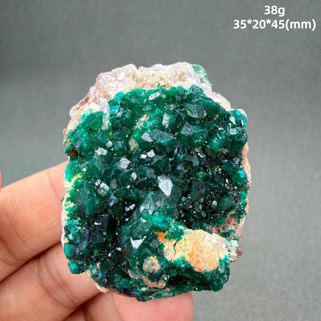 Dioptase Crystal Cluster Specimen