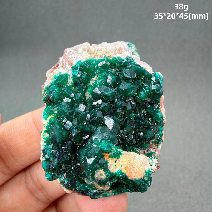 Dioptase Crystal Cluster Specimen