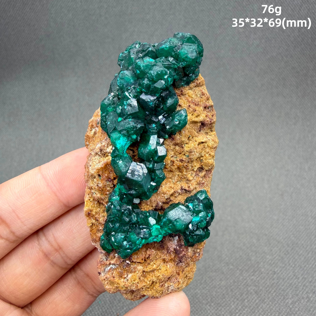 Dioptase Crystal Cluster Specimen