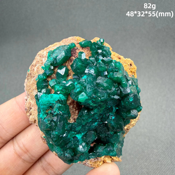 Dioptase Crystal Cluster Specimen