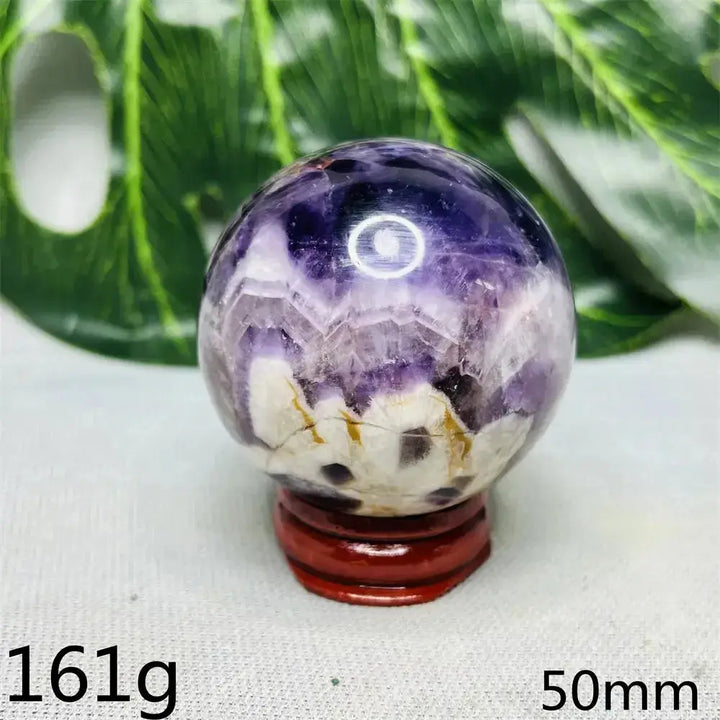 Dream Amethyst Geode Crystal Sphere-Spheres-Ali-Dream Amethyst-Weight 161g-Crystal Destiny