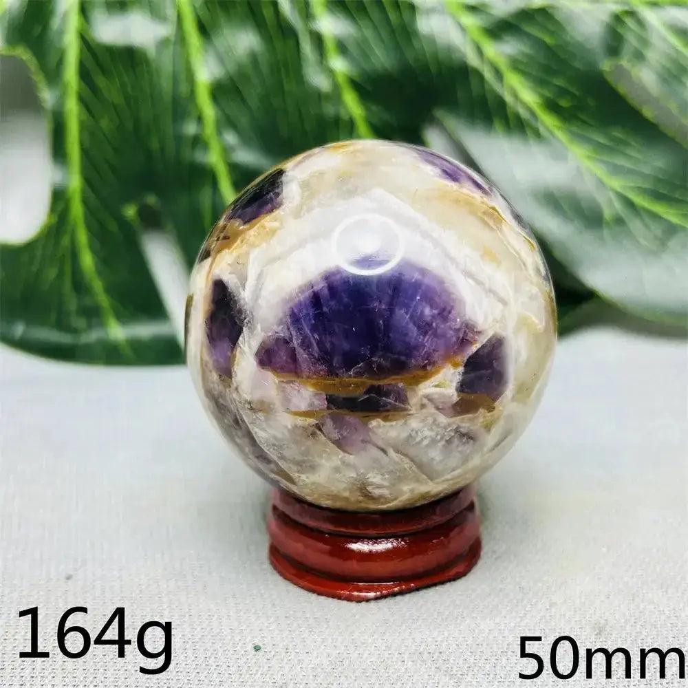 Dream Amethyst Geode Crystal Sphere